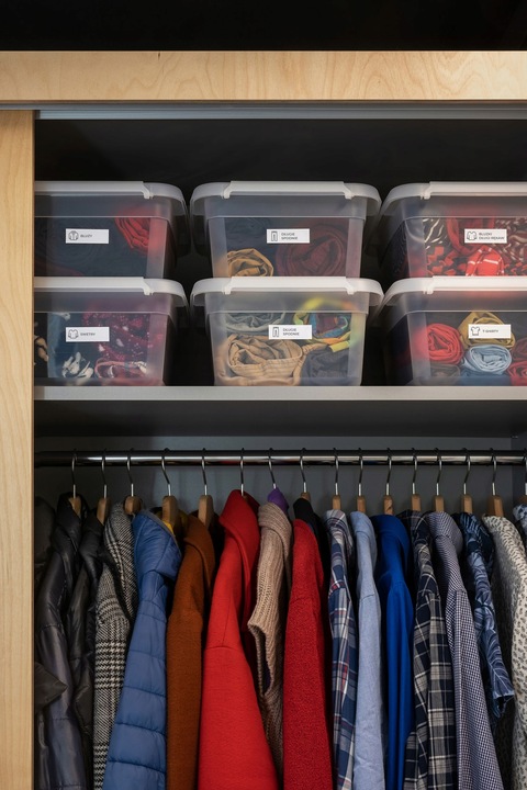 Pojemnik 29 l pod łóżko z pokrywą plastikowy organizer wolny od BPA