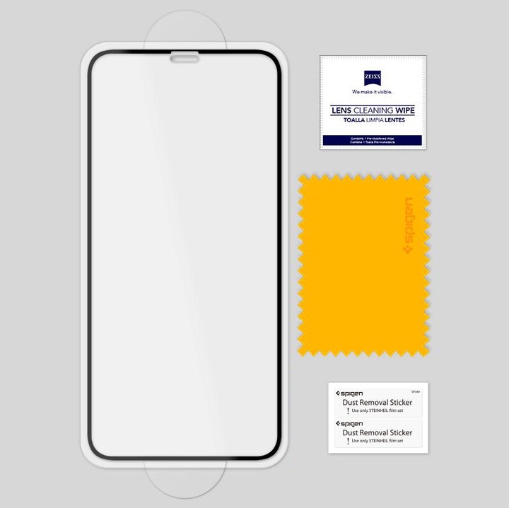 Szkło hartowane do iPhone XR / 11, Spigen Slim FC