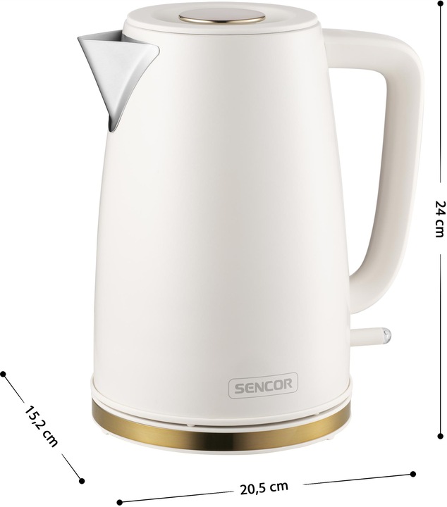 CZAJNIK ELEKTRYCZNY BEZPRZEWODOWY 1,7 L SENCOR 2200 W Z FILTREM