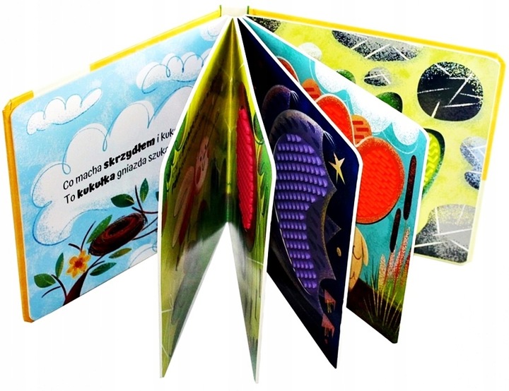 KSIĄŻECZKA KSIĄŻKA DOTYKOWA SENSORYCZNA LAS