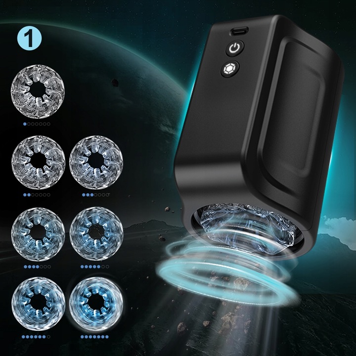 męski automatyczny masturbator posuwisty 7 funkcjami obracania i wkładania