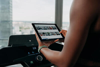 Bieżnia do biegania Domyos Run500 E-connected