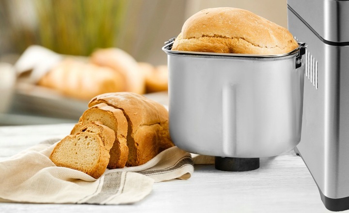 Wypiekacz do chleba Automat MENU PL Yoer INOX +Przepisy +19 programów +LODY