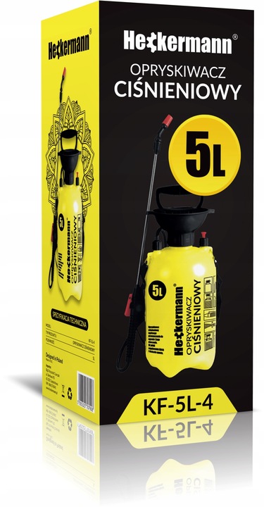 RĘCZNY OPRYSKIWACZ CIŚNIENIOWY SPRYSKIWACZ DUŻA POJEMNOŚĆ 5L REGULACJA