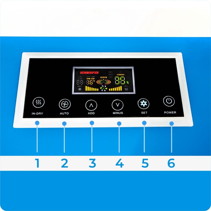 PRZEMYSŁOWY POCHŁANIACZ WILGOCI 650W BUDOWLANY OSUSZACZ POWIETRZA