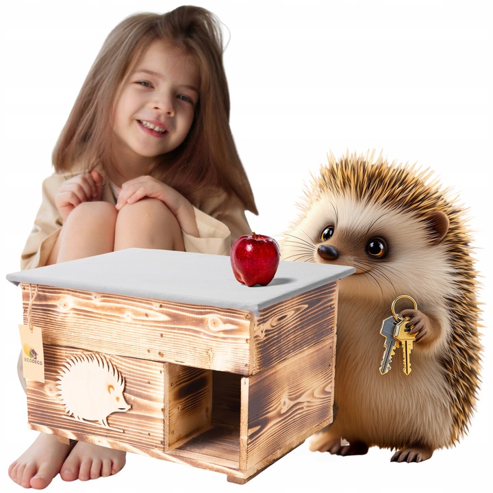 Domek dla Jeża Jeży DREWNIANY budka dom legowisko producent XXL