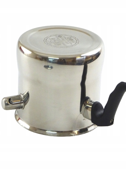 GARNEK DO MLEKA 2L Z GWIZDKIEM GAZ INDUKCJA STALOWY DO GOTOWANIA MLEKA HIT