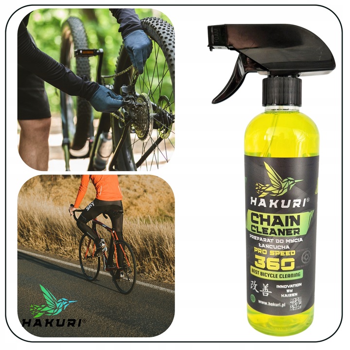 SMAR do ŁAŃCUCHA rowerowego ZESTAW warunki SUCHE MOKRE ZMIENNE + 4 Szczotki