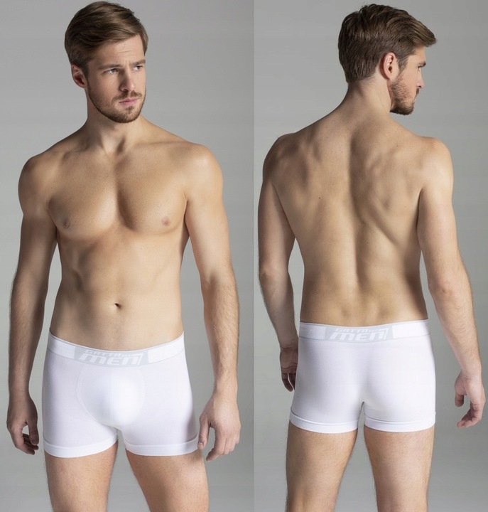 6 X GATTA BOXER BOKSERKI MĘSKIE BAWEŁNA SZARE BIAŁE XL