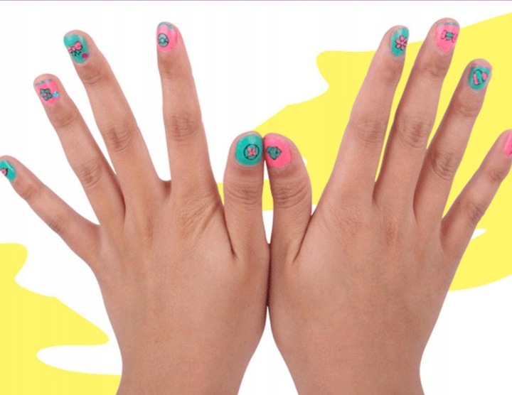 Zestaw do malowania paznokci manicure dziewczynek