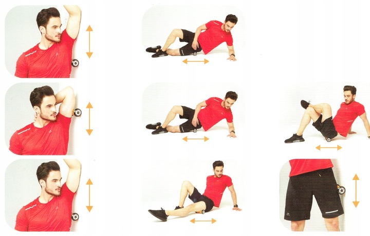 Przyrząd do masażu stóp masażer wałek z kolcami Rolka do masowania stóp