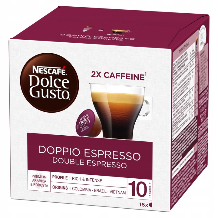 Kapsułki Nescafe Dolce Gusto Doppio Espresso 16szt