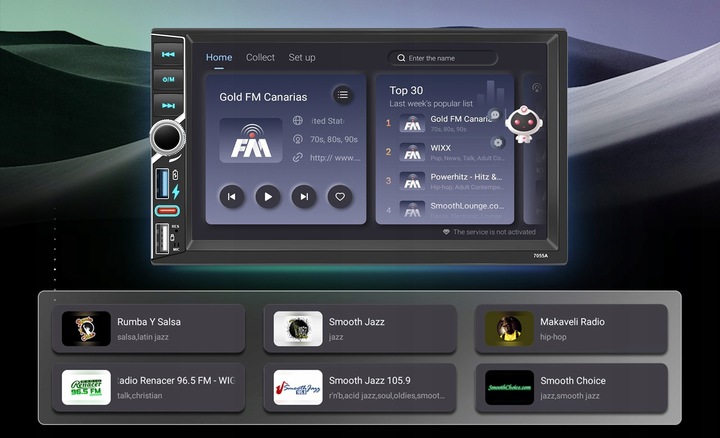 RADIO SAMOCHODOWE 2 DIN 4GB RAM ANDROID AUTO CARPLAY ANDROID 15 RDS