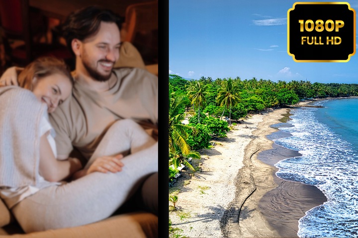 DEKODER TUNER DVB-T2 HEVC FULL HD USB HDMI MOCNA ANTENA WIFI PILOT ZESTAW