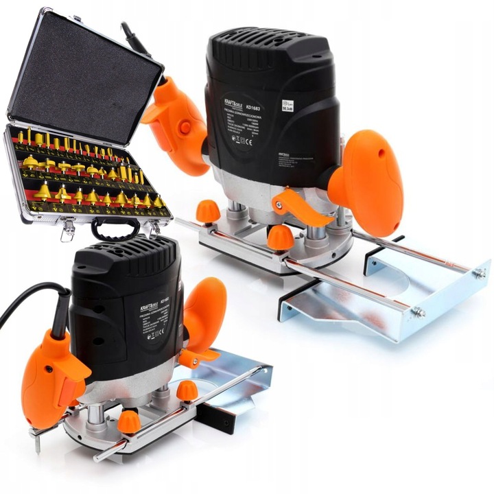 FREZARKA GÓRNOWRZECIONOWA DO DREWNA 6mm 8mm 1900W KD1683 REGULACJA