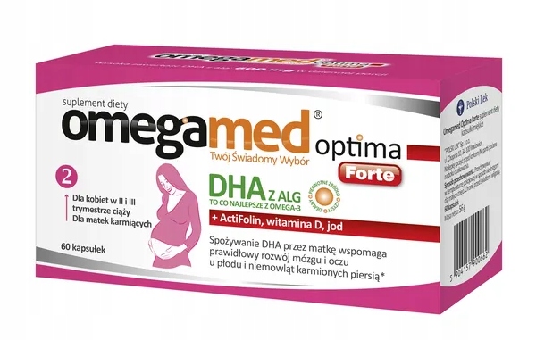 Omegamed Optima Forte 60 kaps II i III trymestr
