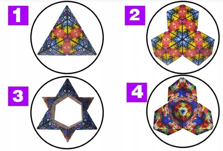 Fidget Cube Magic Cube Kostka Antystresowa Odstresowująca Magnetyczna