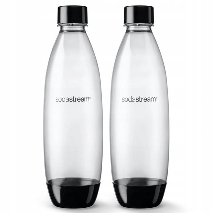 zestaw butelek do SodaStream Fuse 2x1L do zmywarki bez BPA