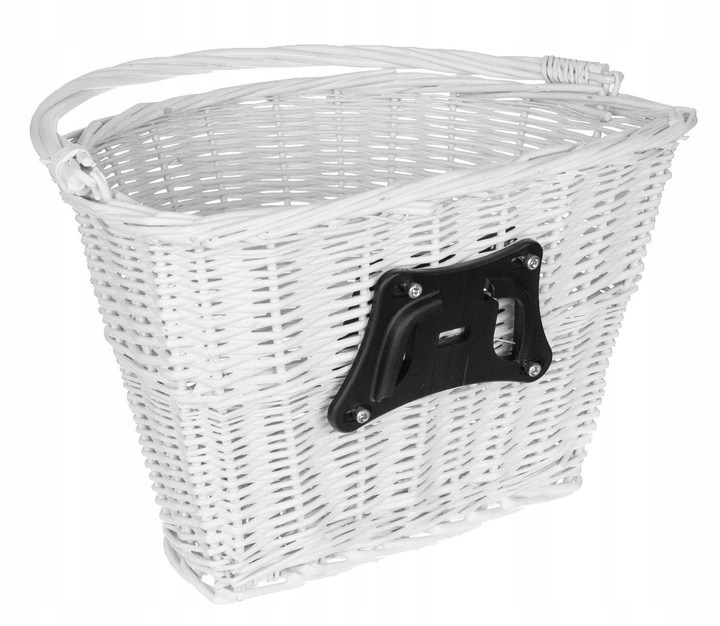 KOSZ NA ROWER WIKLINOWY CLICK KLIK KOSZYK BIAŁY