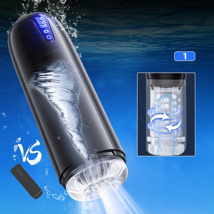 Męski automatyczny masturbator Męski awansujący 14 trybów ssania Obrót APP