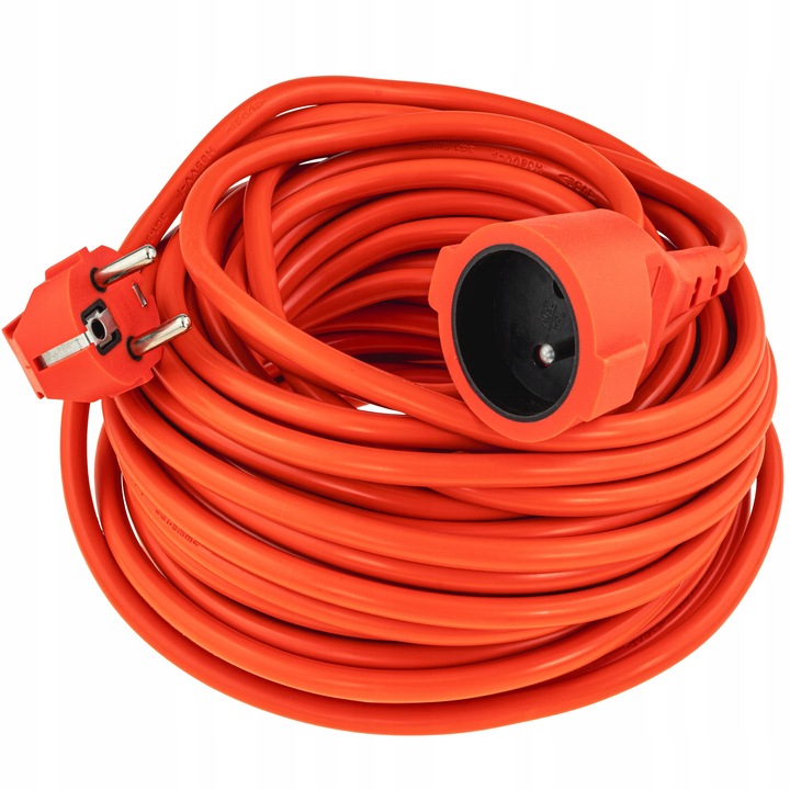 PRZEDŁUŻACZ OGRODOWY DO LAMPEK BUDOWLANY GRUBY POJEDYŃCZY SZNUR