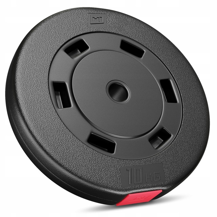 Obciążenie bitumiczne kompozytowe do sztangi hantli 20kg HopSport gryfu