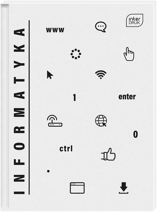 Komplet 6 szt Brulion tematyczny A5 zeszyty przedmiotowy TWARDA OKŁ zestaw