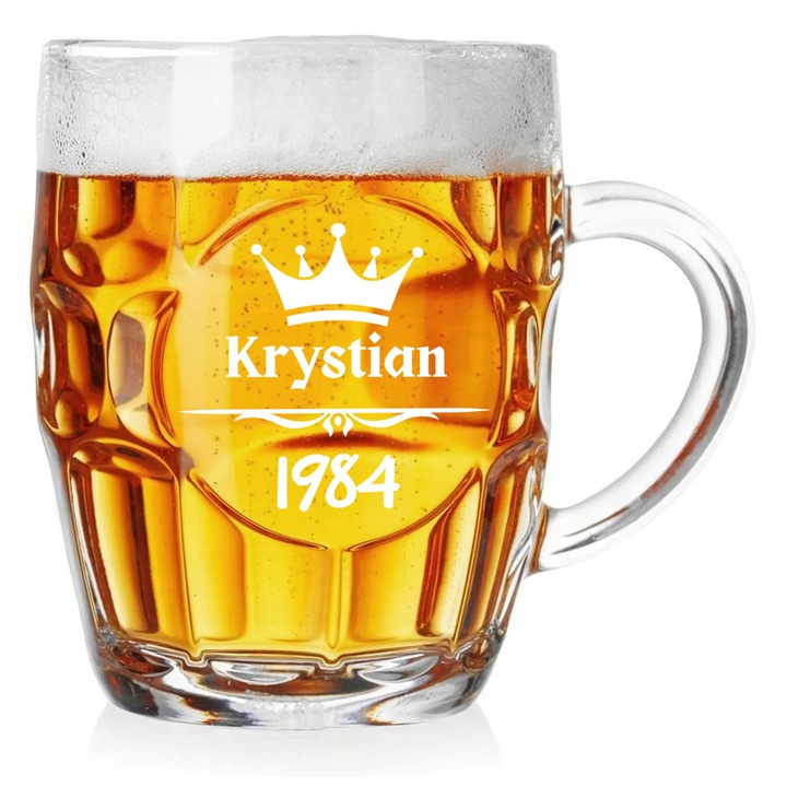 Kufel Do Piwa Z Grawerem +otwieracz Prezent na Urodziny 18-30-40 Dla