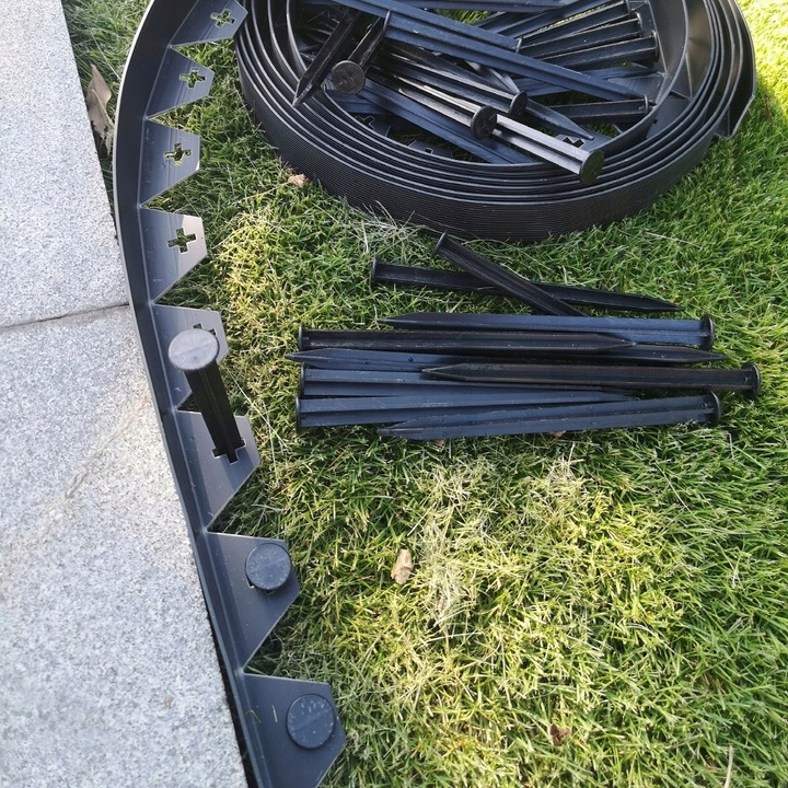 OBRZEŻE OGRODOWE TRAWNIKOWE 2x10MB + KOTWY GRATIS