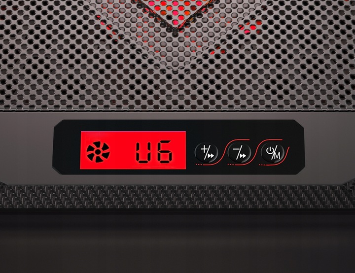 PODSTAWKA PODKŁADKA CHŁODZĄCA POD LAPTOPA 15,6' GAMINGOWA DUŻA LED HUB USB