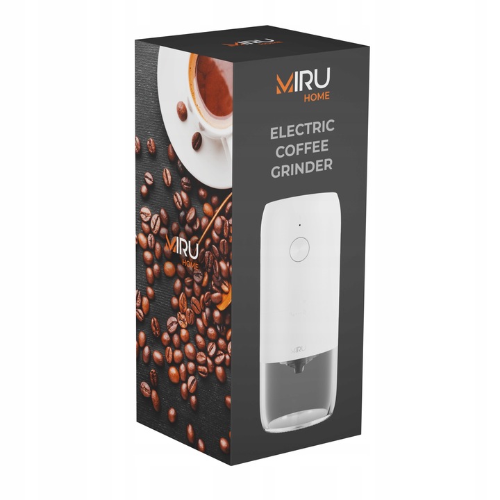 Młynek do kawy żarnowy elektryczny z ceramicznymi żarnami do kuchni