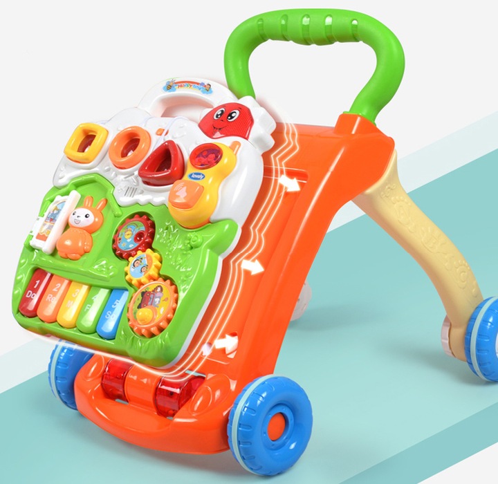 CHODZIK PCHACZ JEŹDZIK DLA DZIECI EDUKACYJNY INTERAKTYWNY PIANINKO STOLIK