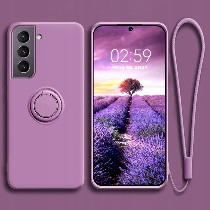 Etui Ring Fiber Case do Samsung Galaxy S22 - 3 kolory