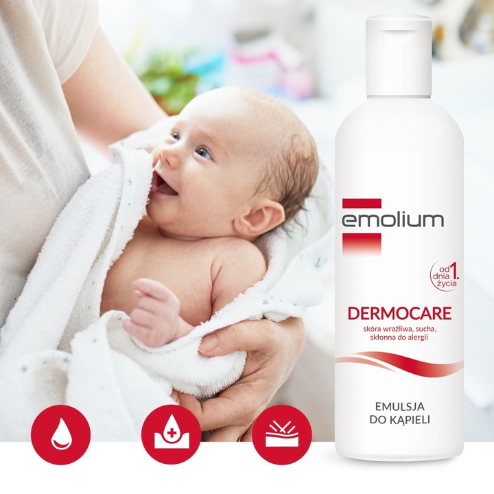 EMOLIUM DERMOCARE 400 ml emulsja do kąpieli