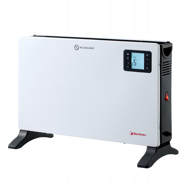 GRZEJNIK ELEKTRYCZNY WiFi KALORYFER KONWEKTOROWY 2000W + PILOT LCD