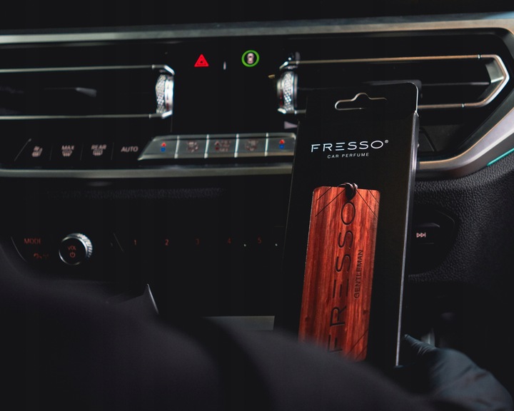 FRESSO Gentleman Drewniana Zawieszka Zapachowa Do Samochodu Auta Dla Faceta