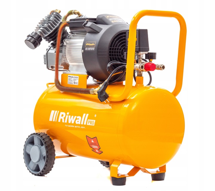 KOMPRESOR 10 BAR olejowy sprężarka powietrza 50L DUŻA WYDAJNOŚĆ ZESTAW