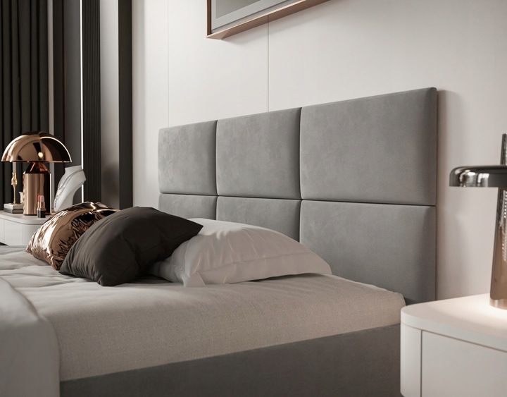 ŁOŻKO TAPICEROWANE PORTO Z PODNOSZONYM STELAŻEM POJEMNIKIEM POŚCIEL 180x200