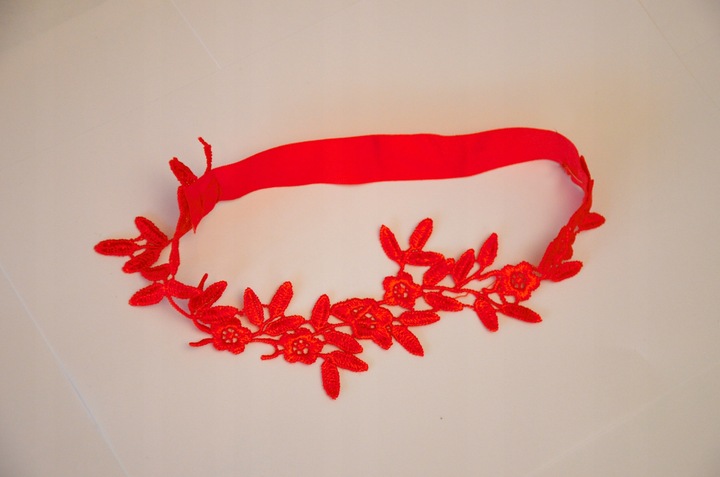 CZERWONA PODWIĄZKA studniówka podwiązki HAND MADE wysoka jakość MATURA 2024