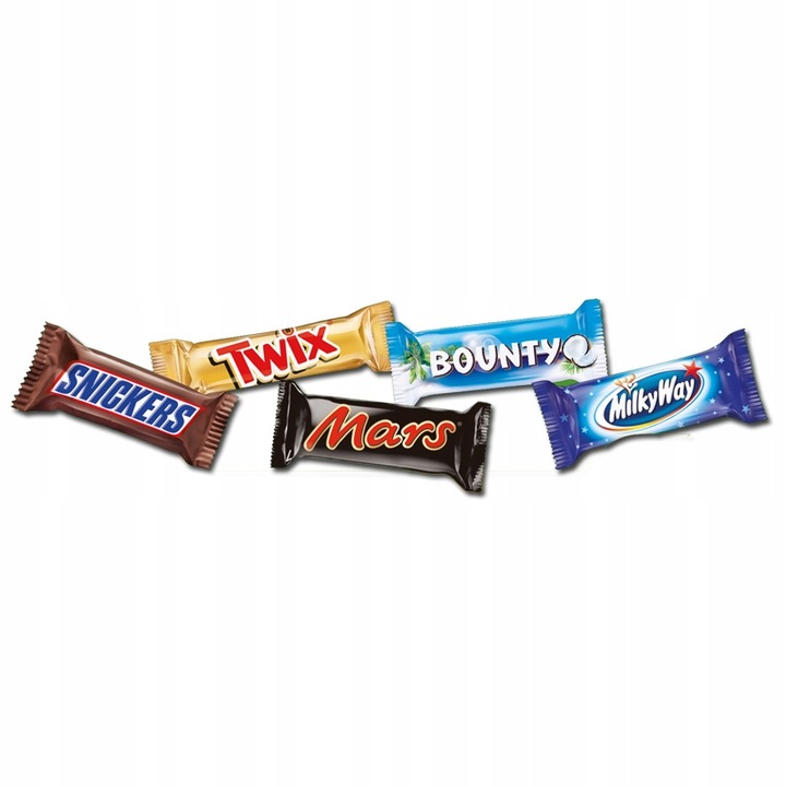 Mini batony Mars Snickers Bounty Twix Milky Way MINIS 400g DE