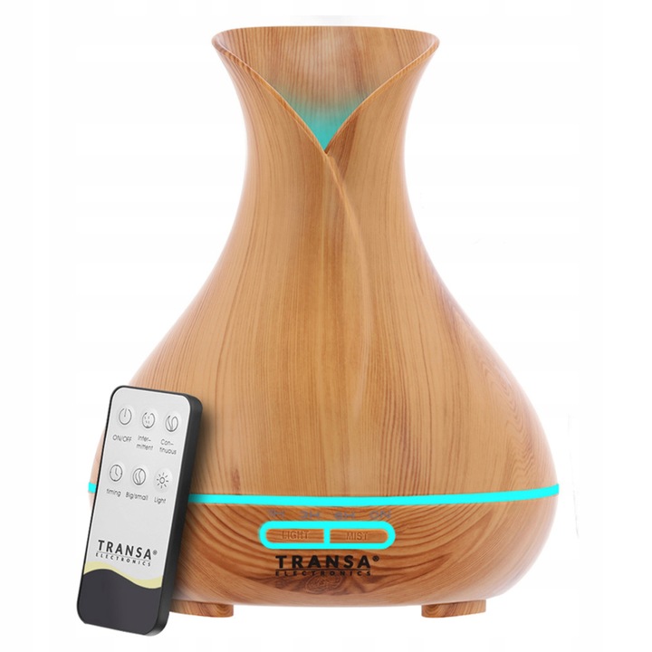 Dyfuzor Zapachowy Aromaterapia Pilot Timer LED AromaBright Transa 300