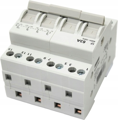 PRZEŁĄCZNIK ZASILANIA SIEĆ-AGREGAT INSTALACYJNY WYBORU 4P 63A 1-0-2