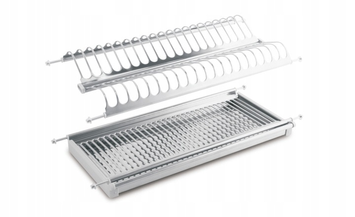 Ociekarka do naczyń Rejs suszarka do szafki 80 cm 2 poziomy stal