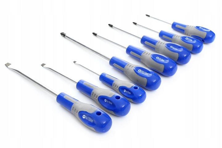 ZESTAW ŚRUBOKRĘTÓW WKRĘTAKÓW Z MAGNESEM 8SZT