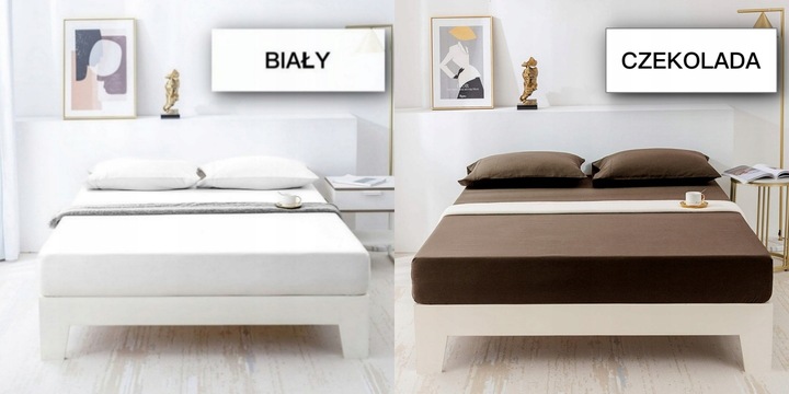 PRZEŚCIERADŁO BAWEŁNIANE Z GUMKĄ 200x220 PREMIUM RÓŻNE KOLORY SUPER JAKOŚĆ