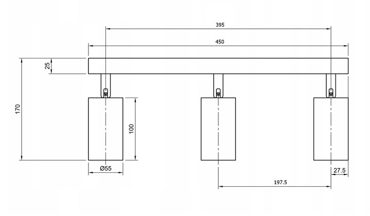 Lampa sufitowa kinkiet spot oprawa halogenowa GU10