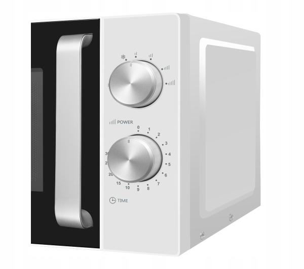 Kuchenka mikrofalowa Amica AMGF20M1W 20L 800W Czarno-biały