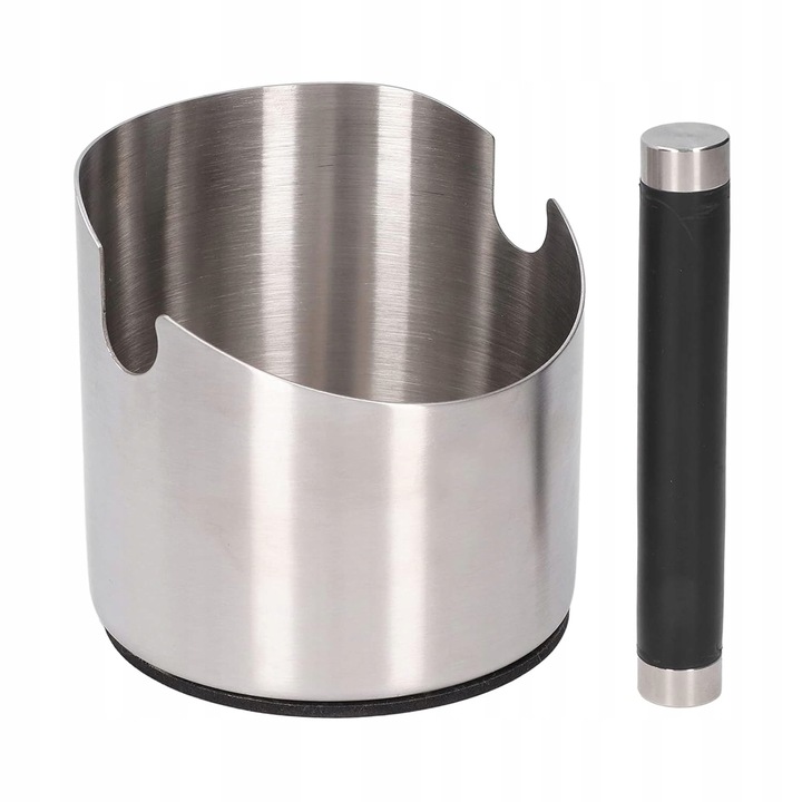 POJEMNIK NA FUSY EKSPRESU DO KAWY STAL NIERDZEWNA ODBIJAK KNOCK BOX 14*14.5