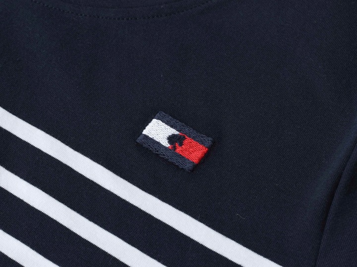 Tommy Hilfiger - DAMSKI T-SHIRT KOSZULKA TH10065-004 bluzka marynistyczna