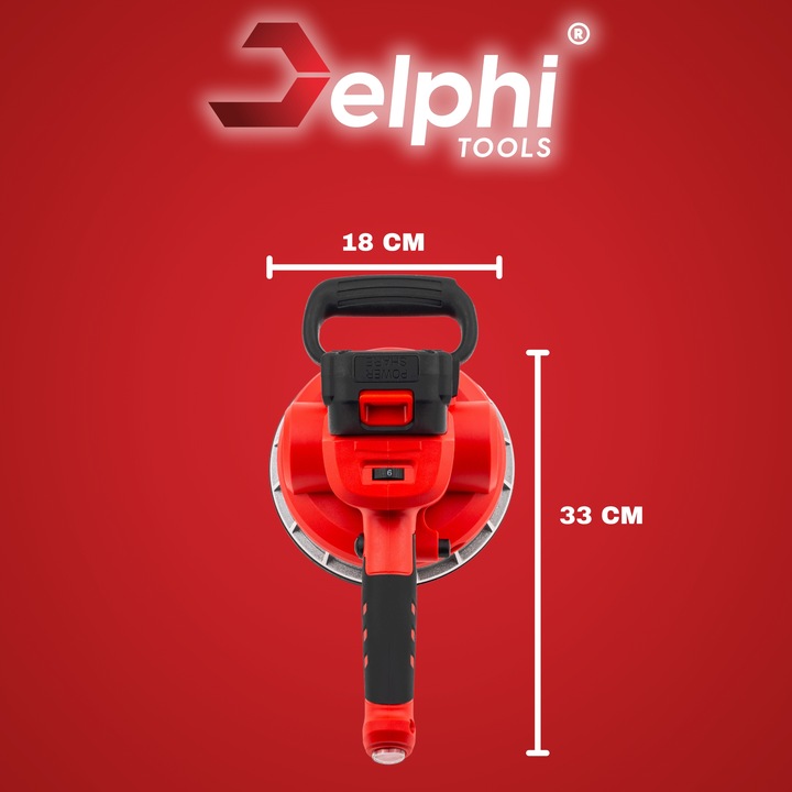 PRZYSSAWKA WIBRUJĄCA DO PŁYTEK WIBRATOR DO POZIOMOWANIA 2xAKU MOCNA